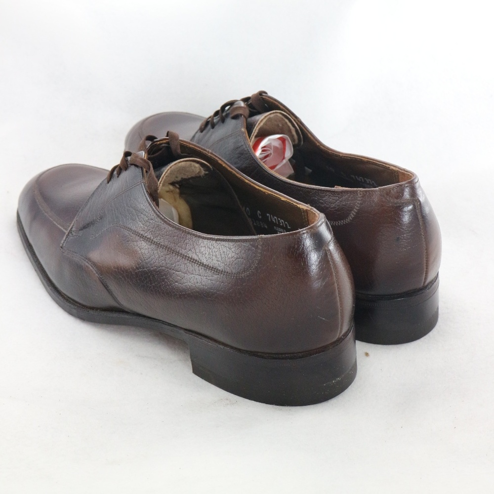 VTG FLORSHEIM Blucher Apron Toe Oxford Shoes Sz 10 N Men - Picture 4 of 8